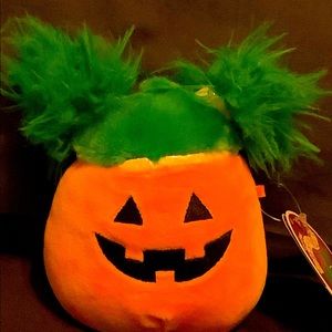 4.5 Paige Pumpkin Kellytoy Squishmallow 2021 Halloween exclusive Plush NWT RTF